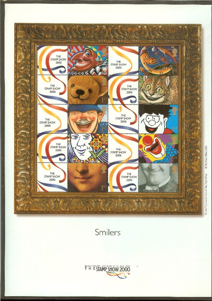 2000 GB - LS1 - "Stamp Show 2000" Greetings Smiler (10) MNH